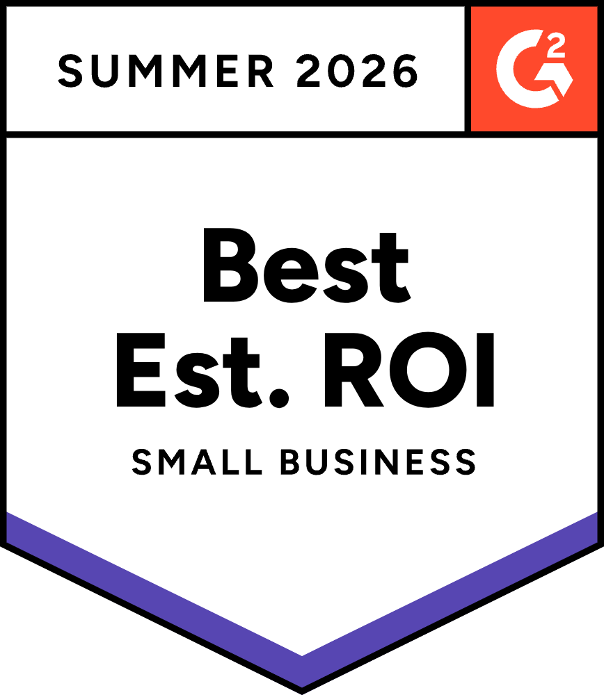 G2 Best Estimated ROI