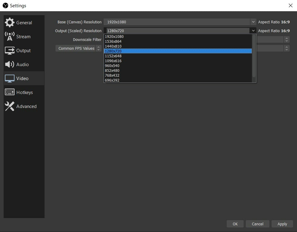 Best OBS Settings