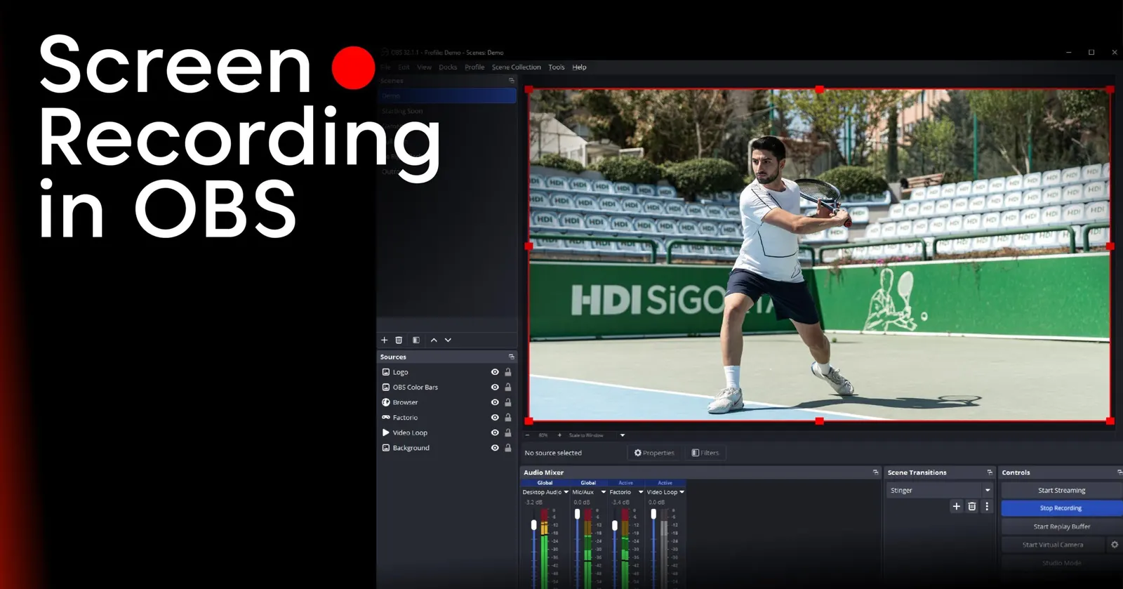 OBS Screen Recording