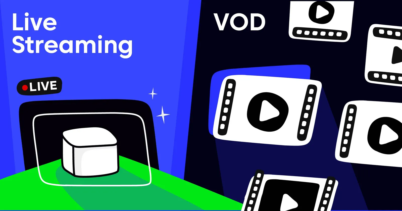 VOD vs. Live Streaming
