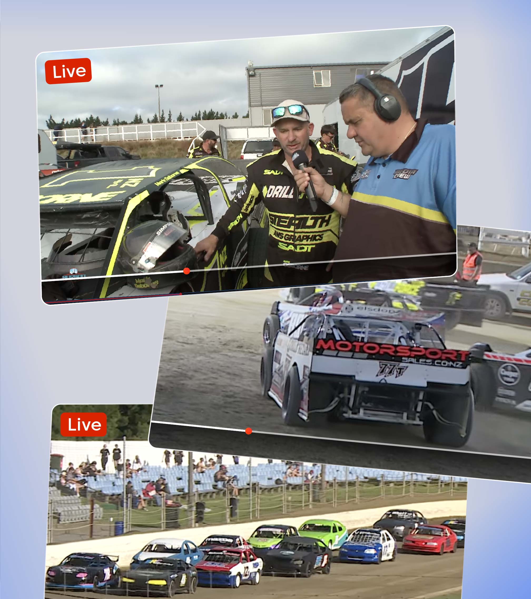 Live motorsport production
